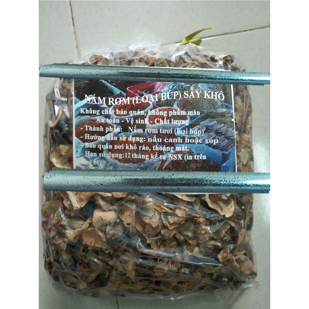 250 gram nấm rơm  sấy khô