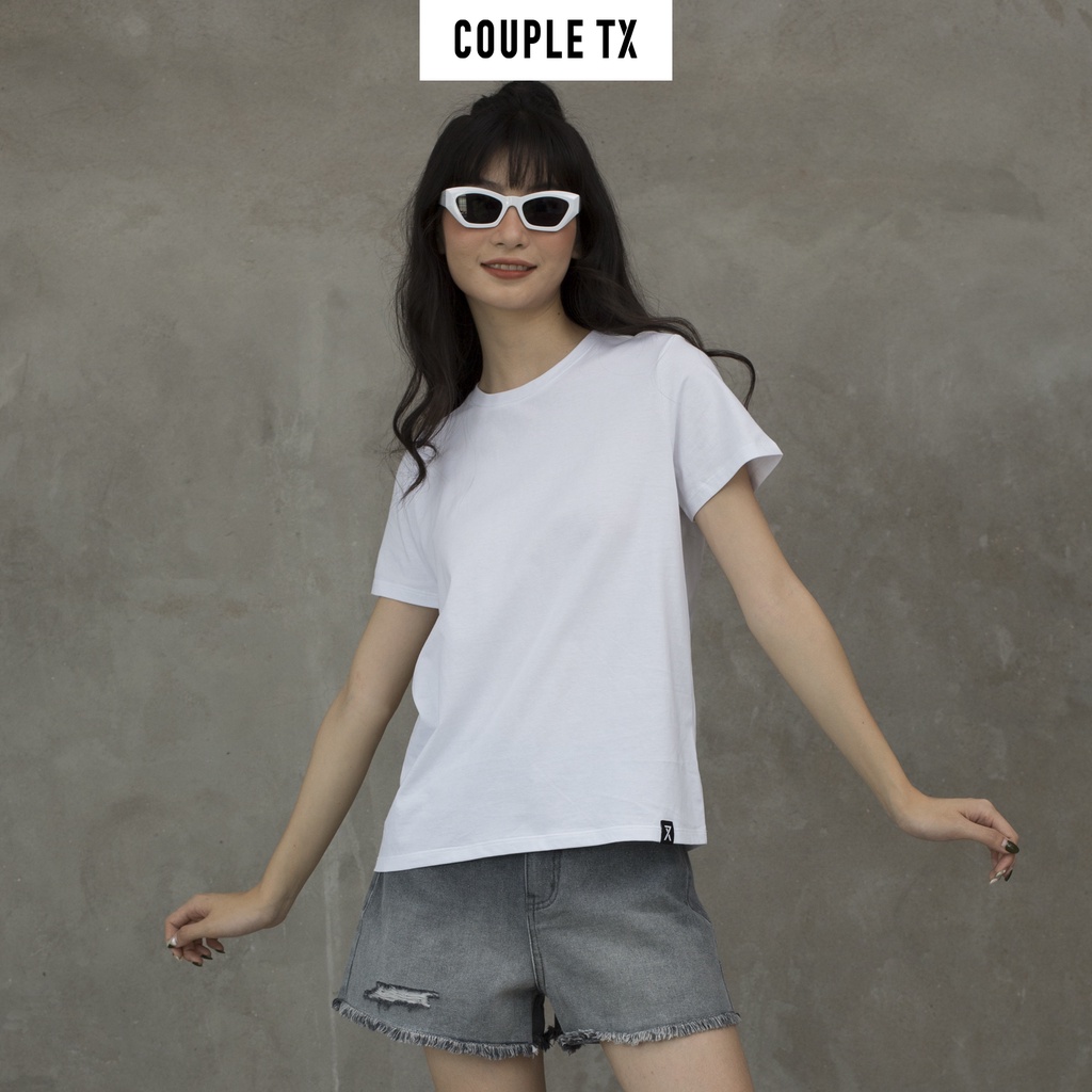 Áo Thun Nữ Basic Cổ Tròn Couple TX WTS 2134