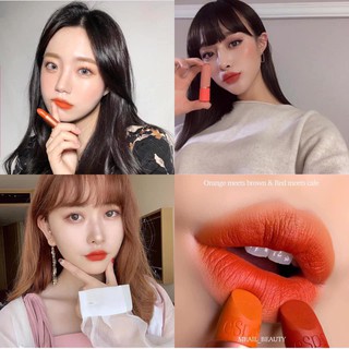 son ESPOIR NO WEAR GENTLE MATTE LIPSTICK màu ORANGE MEETS BROWN