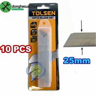 Lưỡi dao rọc giấy loại lớn Tolsen 30017 125mm x 25mm x 0.7mm