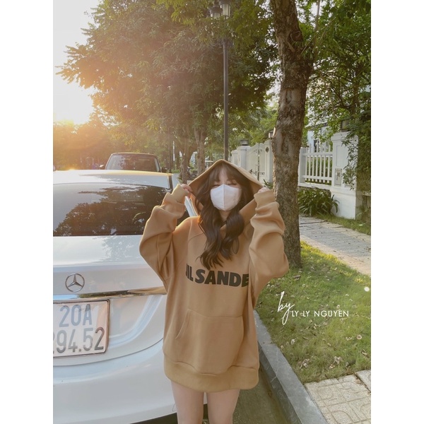 Áo hoodie dài tay màu nâu dành cho nữ | BigBuy360 - bigbuy360.vn