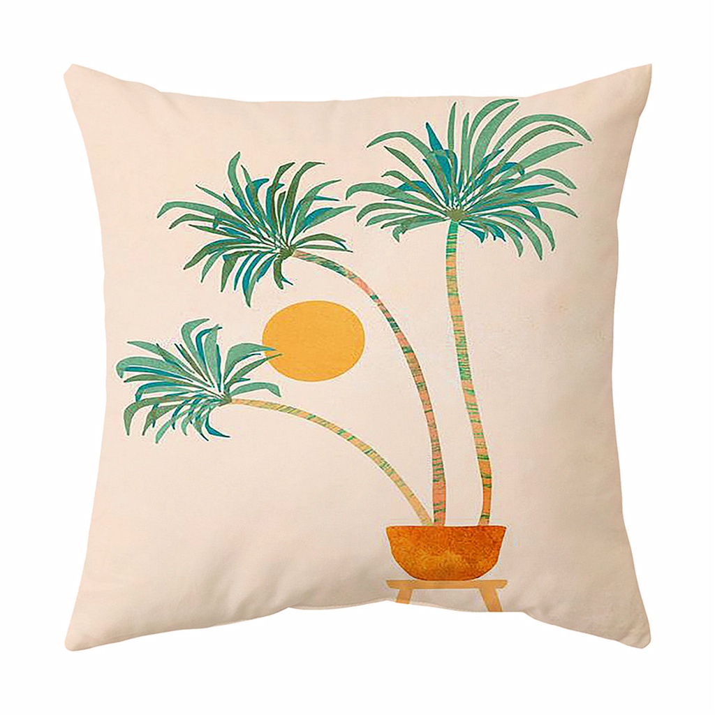 Vỏ gối vuông 45x45 in hình đơn giản độc đáo thời trang