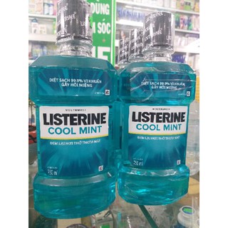 Nước súc miệng listerin 750ml