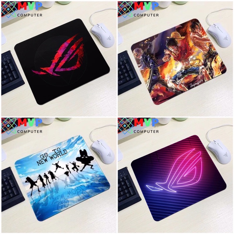 Lót Chuột, Pad Chuột ASUS ONE PIECE ANIME 21x26 Gaming May Bo Viền Đế Chống Trơn Trượt Mực In Sắc Nét Không Phai Màu