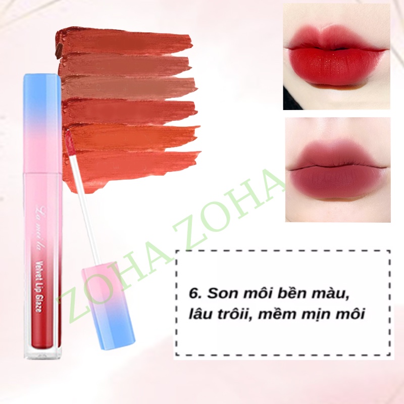 Bộ makeup nữ đầy đủ Lameila 7 món kem nền, phấn phủ, phấn má, kẻ mày, kẻ mắt, mascara, son kem lì BTD-L710