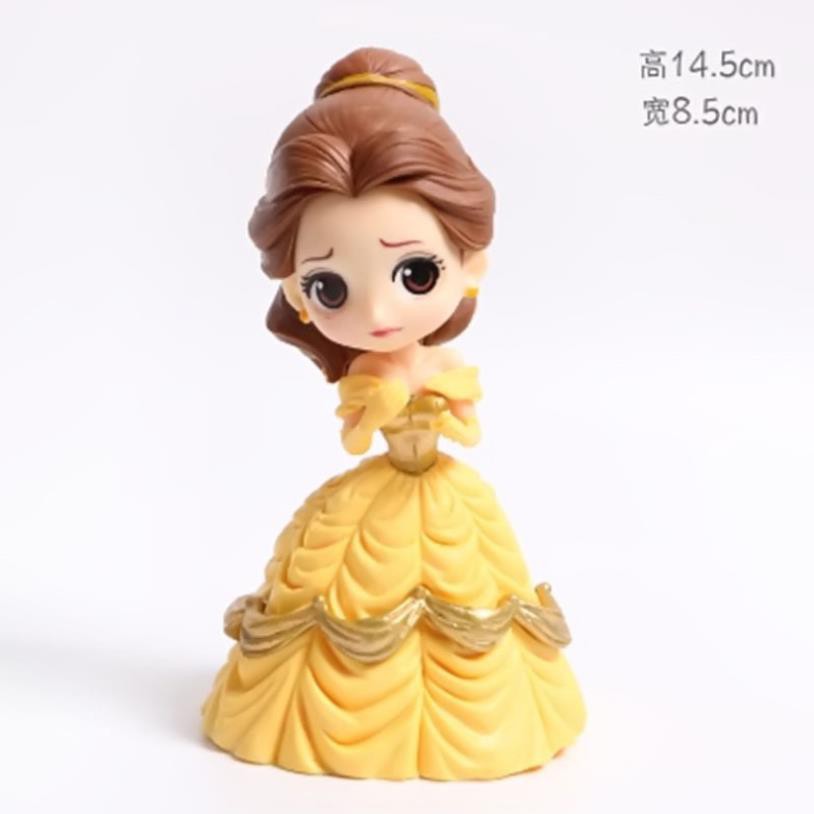 Công Chúa Bạch Tuyết Elsa Anna Belle Lọ Lem Alice Nàng Tiên Cá trang trí bánh sinh nhật rất đáng yêu