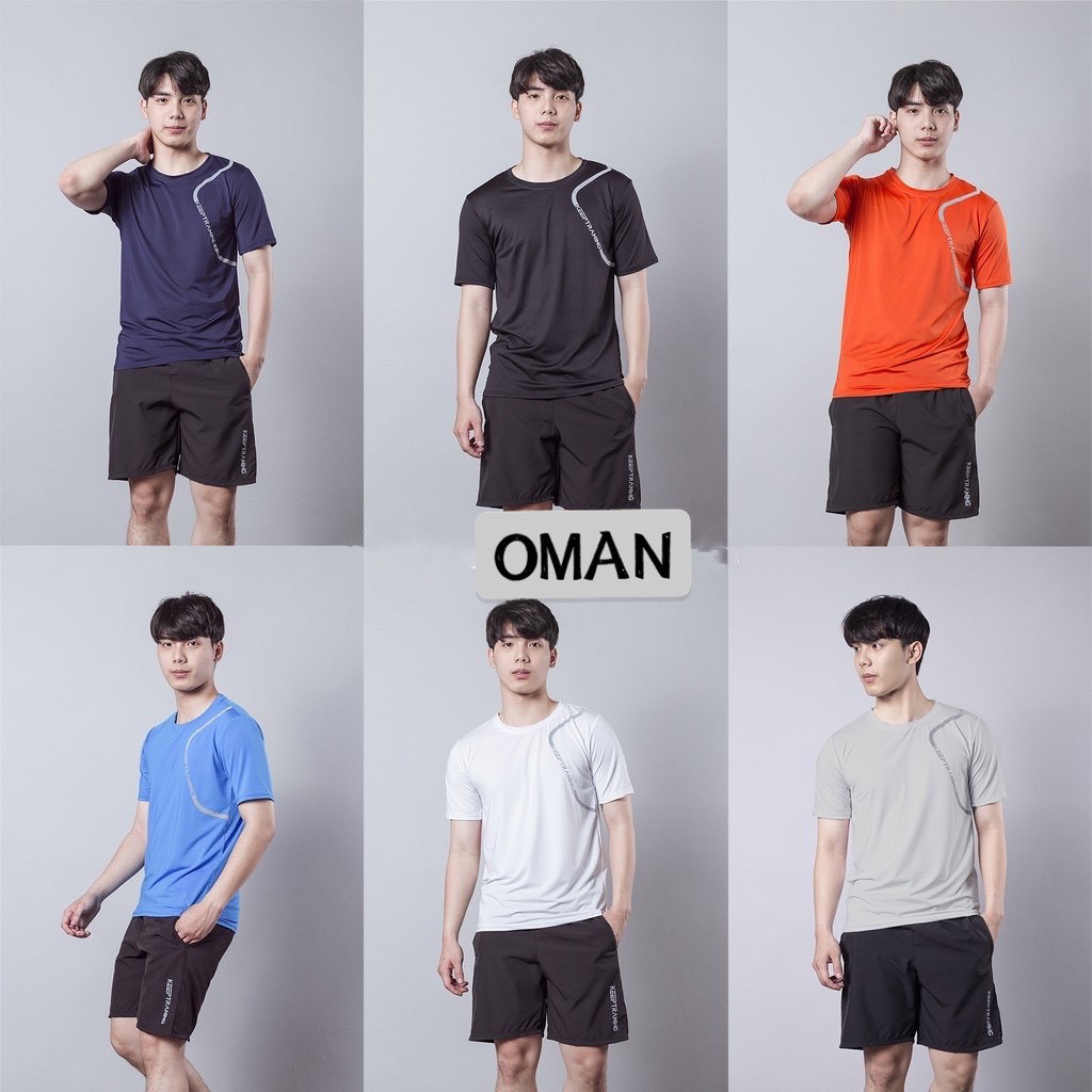 Bộ thể thao nam, bộ quần áo tập gym thun lạnh SPORT 5 màu - OMAN BH30