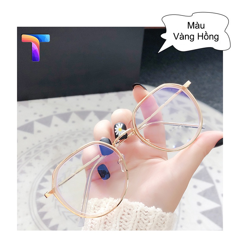 Mắt kính chống ánh sáng xanh kim loại nữ GK2018
