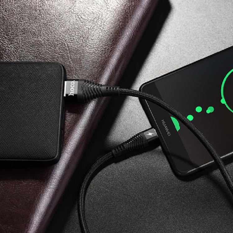 Cáp sạc nhanh ⚡FREESHIP50K⚡ Hoco U53 Type-C 4A cho Samsung, Huawei,.. dài 1m2 - chính hãng