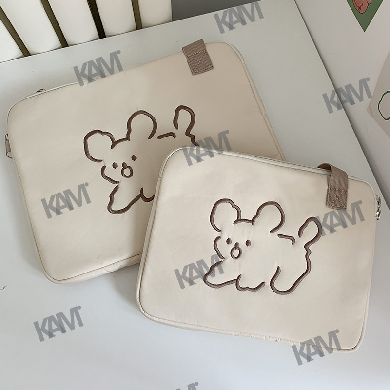 Kam phiên bản Hàn Quốc ipad macbook pro13 / 11 inch phổ biến vỏ máy tính bảng bảo vệ tay áo túi đeo vai đơn đeo vai túi lưu trữ máy tính xách tay