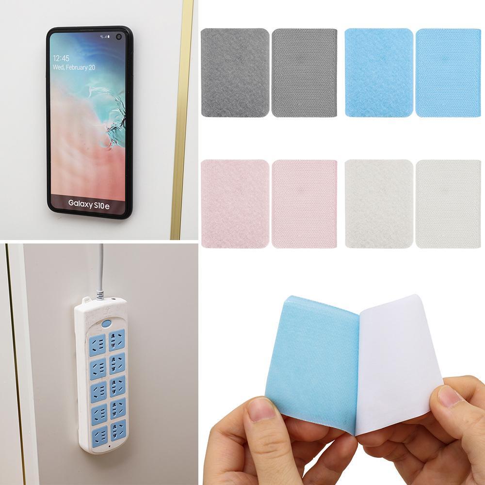 Set 10 Cặp Giá Đỡ Đệm Ghế Sofa Hình Vuông Tự Dính Mạnh Chống Trượt