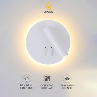 Đèn treo tường kèm rọi đa dụng chế độ sáng trang trí UPLED phong cách hiện đại
