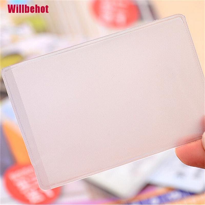 Bộ 10 Hộp Đựng Thẻ ID Bằng PVC Trong Suốt