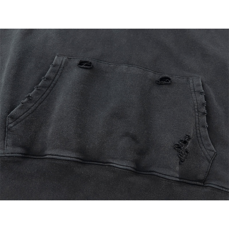 Balenciag * Áo hoodie Thêu logo Đường Phố Cao Cấp