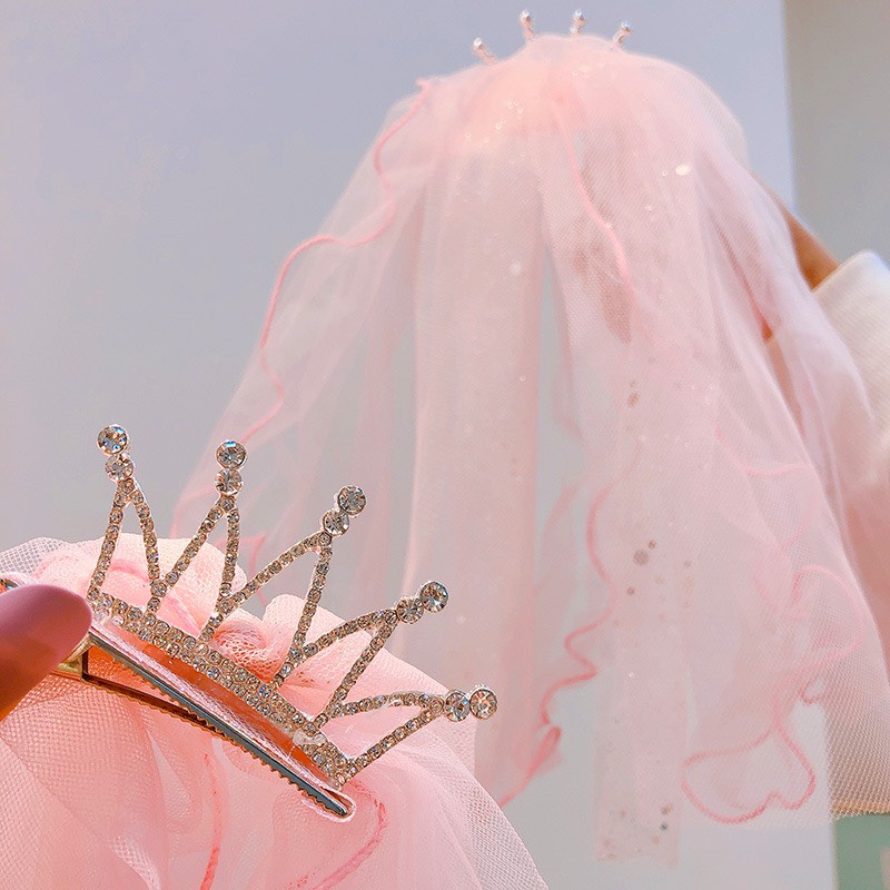 Cài Tóc Hình Vương Miện Công Chúa Elsa Cho Bé Gái- Cài tóc công chúa MH: B0446