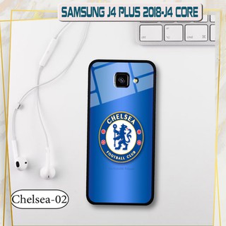 Ốp lưng kính 3D Samsung Galaxy J4 Plus 2018- hình đội bóng