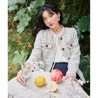 BLEUBIRD Áo khoác dạ tweed COCO TWEED JACKET