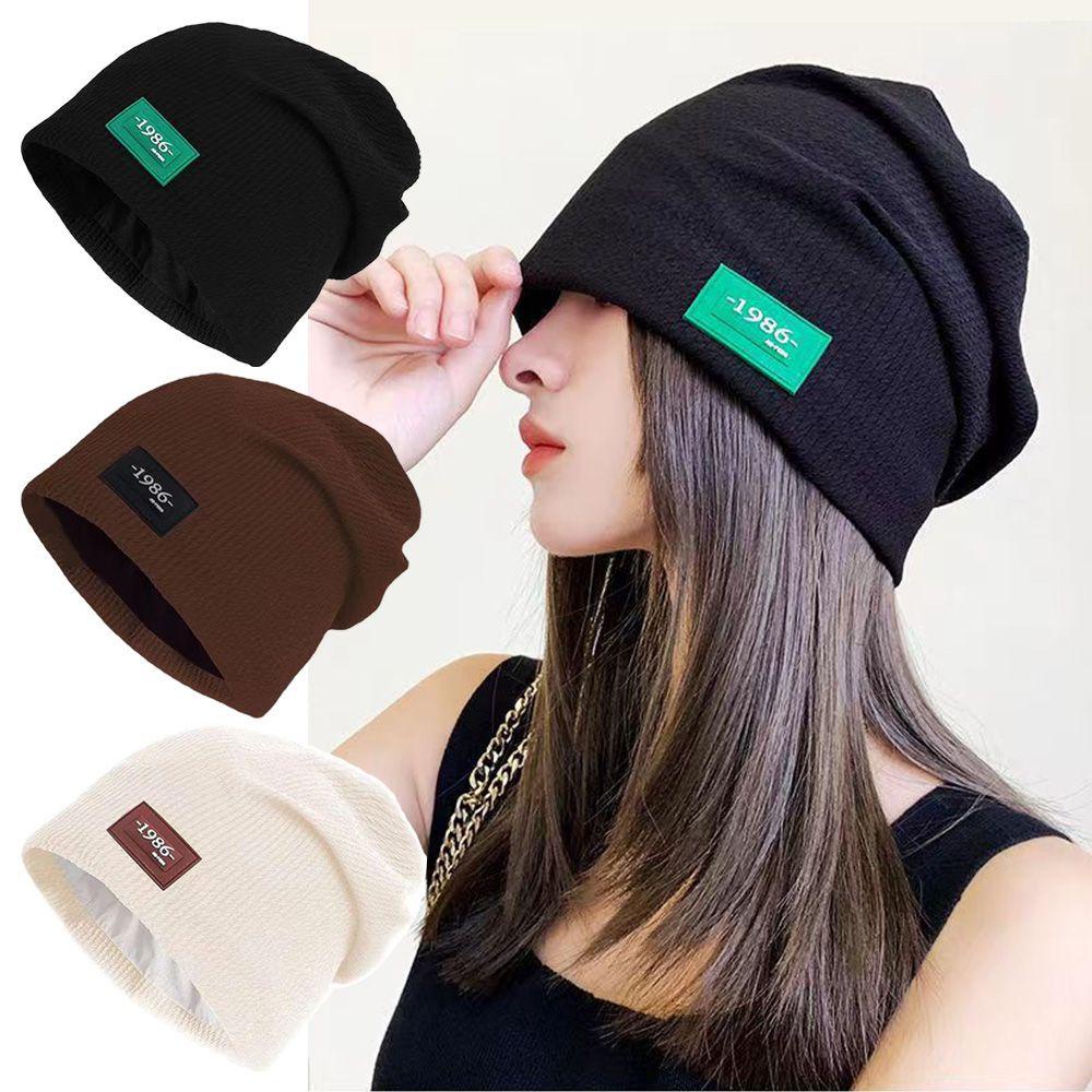 Mũ Len Beanie 3 Màu Trơn Dễ Thương Cho Nam Và Nữ