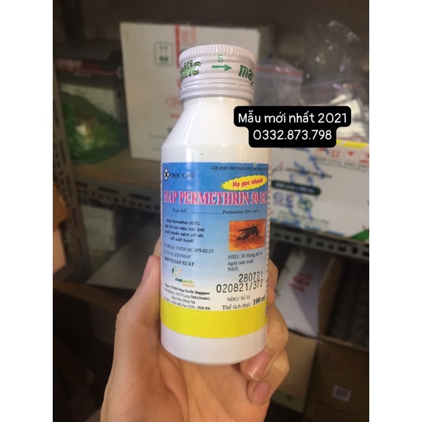 Thuốc diệt muỗi Permethrin (chai 100ml)- Sản phẩm của Anh quốc