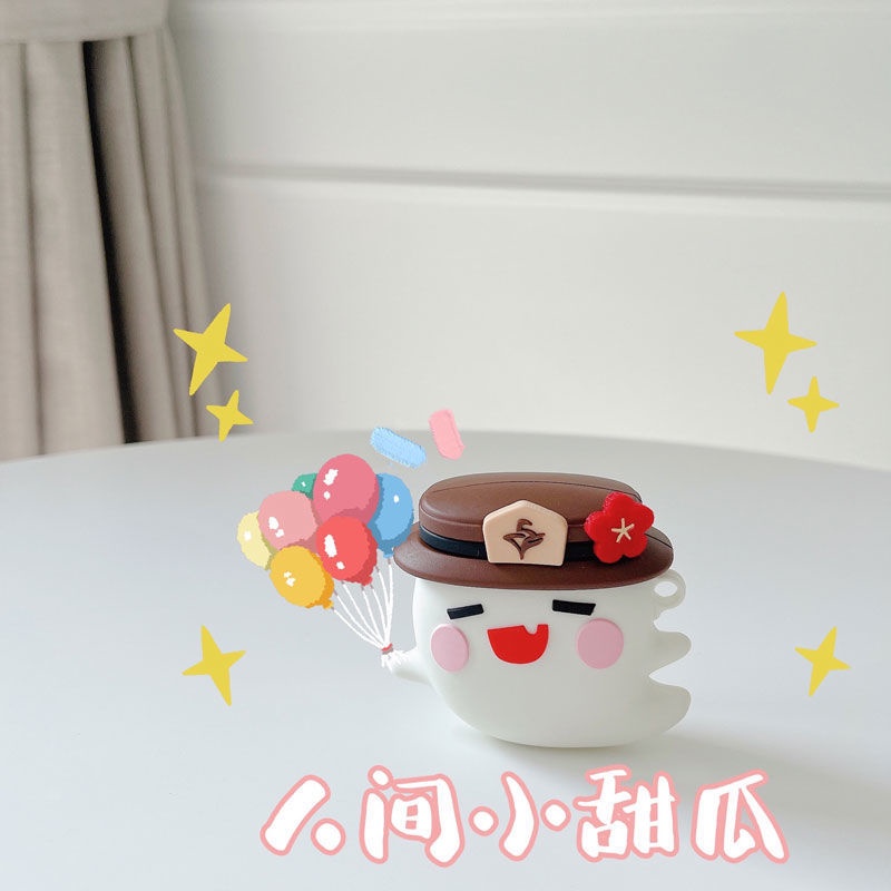 Vỏ Bảo Vệ Hộp Sạc Tai Nghe AirPods 1 / 2 Pro3 Inpods 12 i12 Phát Quang Hình Ma Dễ Thương