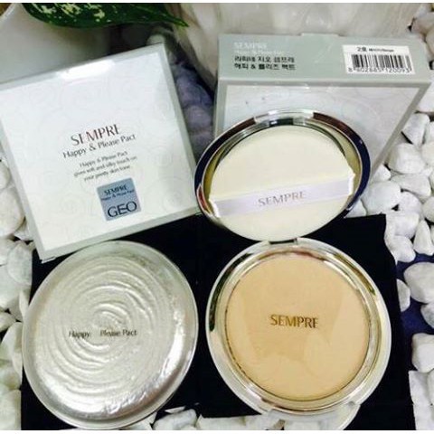 Phấn phủ dạng nén GEO, kiềm dầu, siêu mịn giữ tone 24h không bí, mỏng mịn spf 20 [ cam kết - 100%- Hàn Quốc] | BigBuy360 - bigbuy360.vn