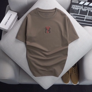 Áo thun nam ny cổ tròn chất cotton logo độc đáo axk212
