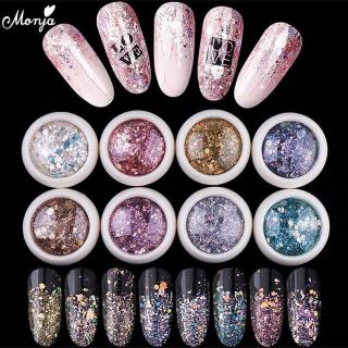 Set nhũ vay cá 8 hủ trang trí móng