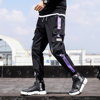 Young Dynamic Style Wide-Length Pants For Men Size S-5Xl