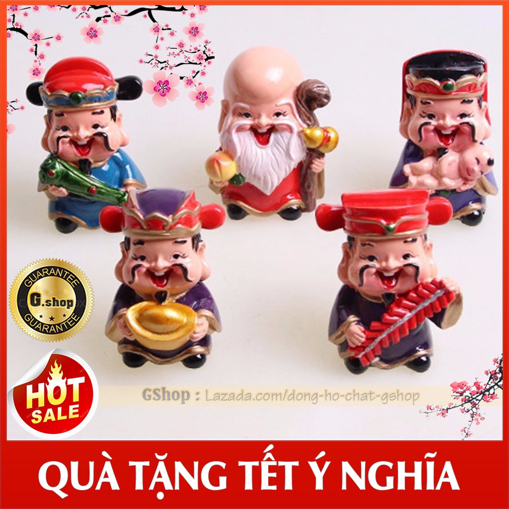 BỘ TƯỢNG 5 ÔNG THẦN TÀI