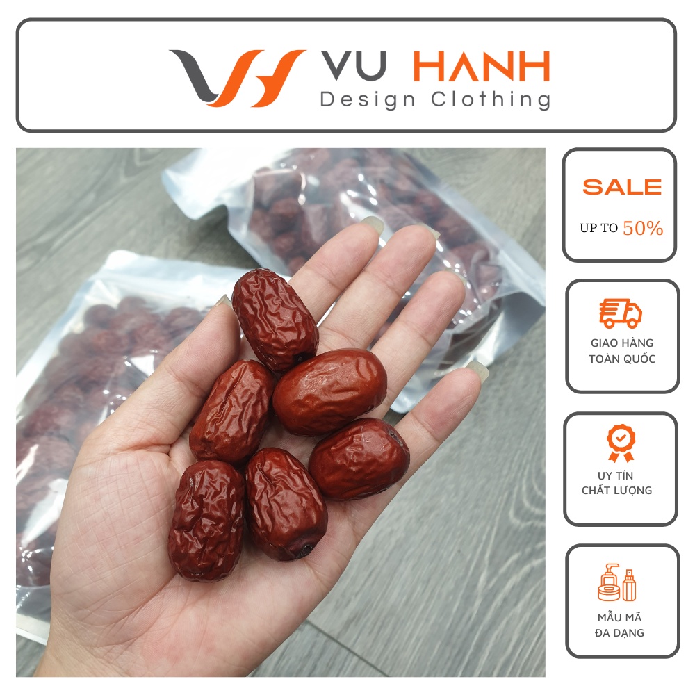 Táo đỏ 1kg ( 2 gói), táo đỏ sấy khô | Shop Vũ Hạnh