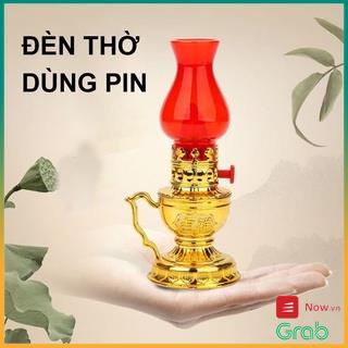 Đèn dầu thờ cúng chạy pin, Đèn thờ cúng vĩnh cửu siêu bền - Không dùng dây, nhỏ gọn, tiện lợi