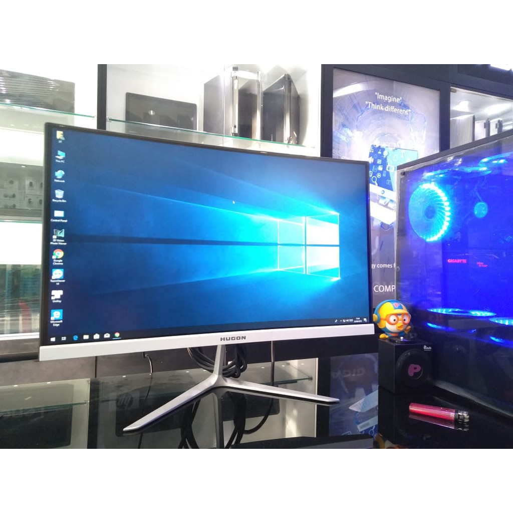 Màn hình 24 inch mới cong Hugon Q24 Full viền Full HD led IPS 75hz  bảo hành 3 tháng lỗi 1 đổi 1 | BigBuy360 - bigbuy360.vn