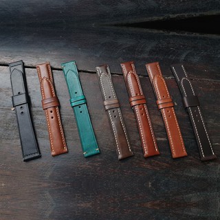 Dây đồng hồ da bò thật 100% khâu tay thủ công Handmade