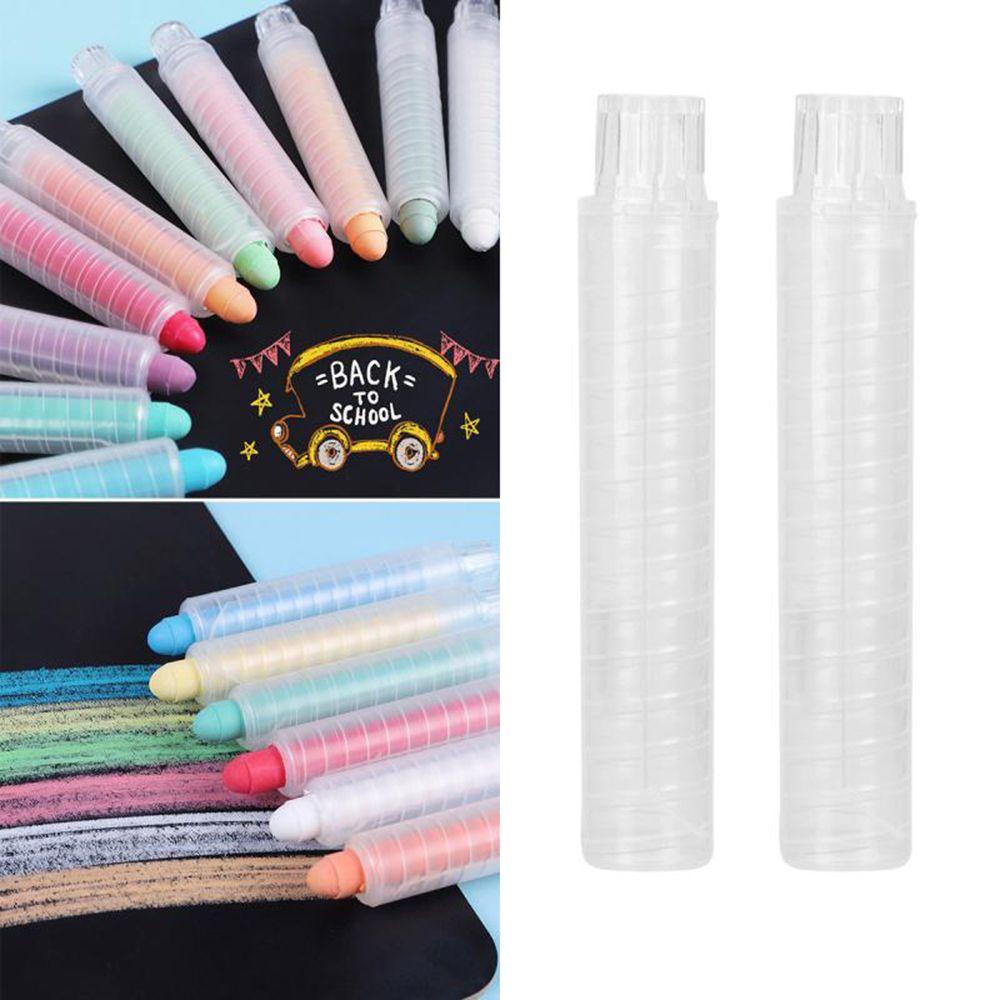 Set 5 Vỏ Bọc Phấn Viết Phấn Trong Suốt Tái Sử Dụng Được Chất Lượng Cao