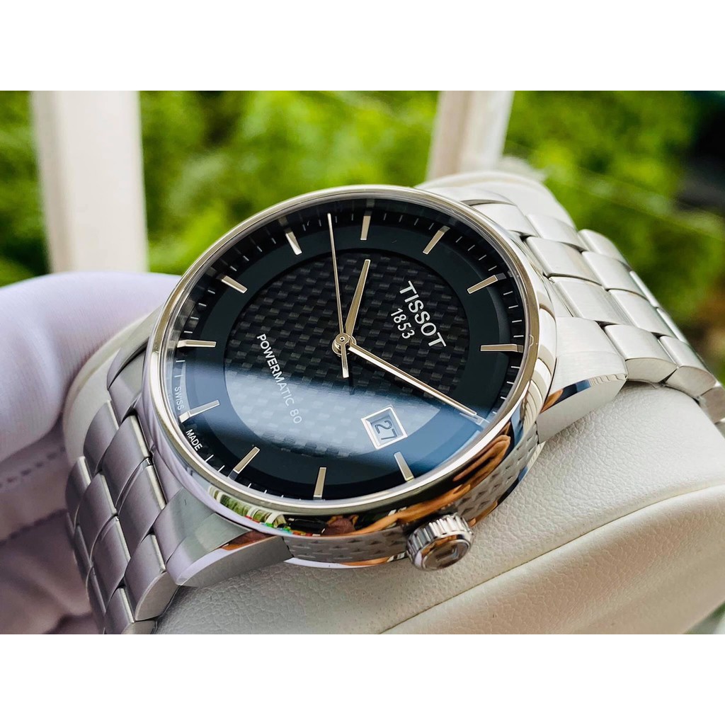 Đồng hồ nam chính hãng Tissot Luxury Powermatic 80 Black T086.407.11.201.02 - máy cơ tự động - kính Sapphire