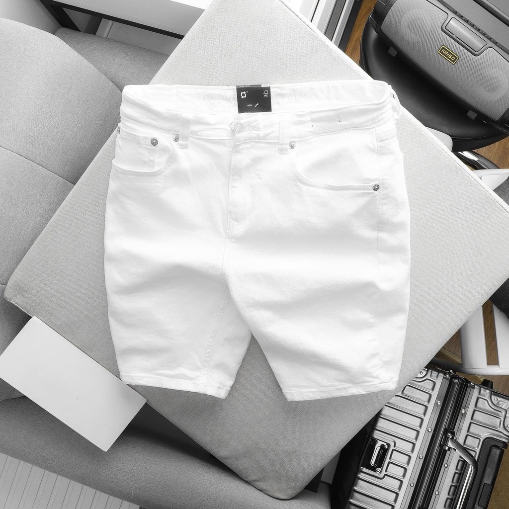 quần short jean nam ngắn ( VIDEO THẬT ) thêu loggo đẹp mẫu mới hot giá tốt KAYSTORE