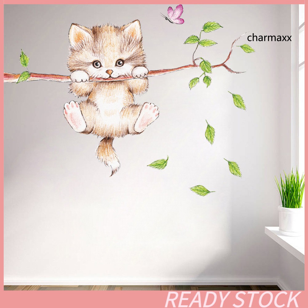 Giảm ₫18,420] Miếng dán tường trang trí hình mèo dễ thương - tháng 1/2023 -  BeeCost