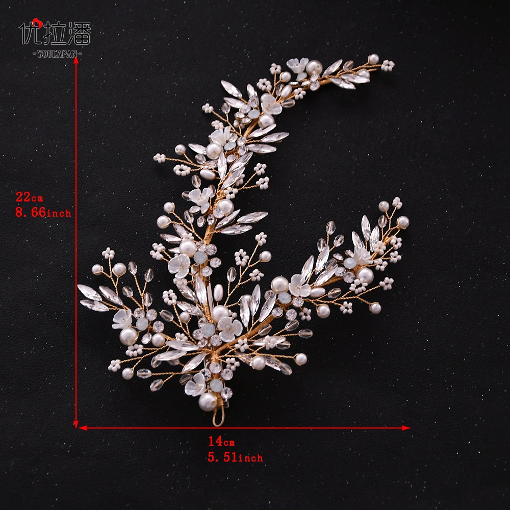 Kẹp Tóc Đính Đá Và Ngọc Trai Thời Trang Dành Cho Nữ