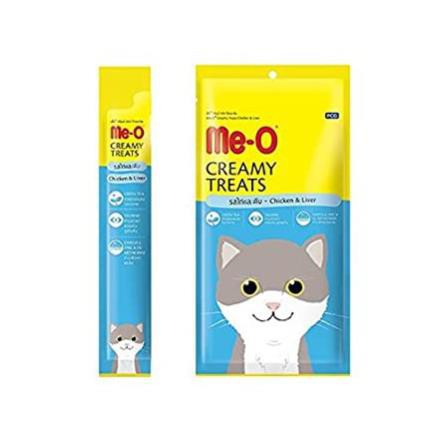 ME-O CREAMY TREAT (1 thanh 15gr) BÁNH THƯỞNG DẠNG KEM ME-O Pate súp thưởng cho mèo vâng lời