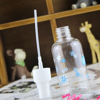 Chai Chiết Mỹ Phẩm Dạng Xịt Hoạ Tiết Hoa Xanh 75ml nhỏ gọn bỏ túi