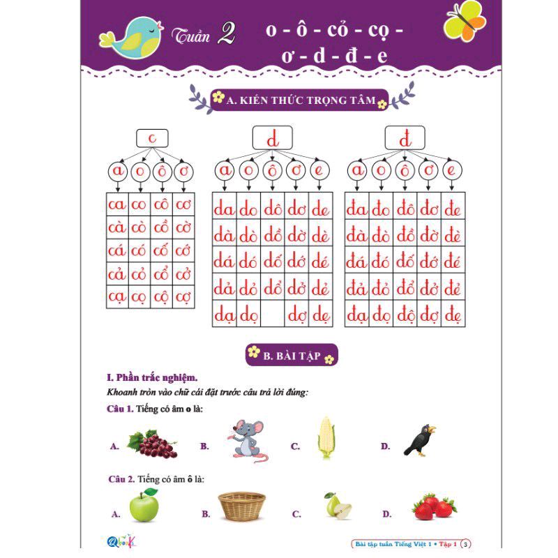 Sách - Combo Bài Tập Tuần Toán Và Tiếng Việt Lớp 1 - Cánh Diều - Học Kì 1