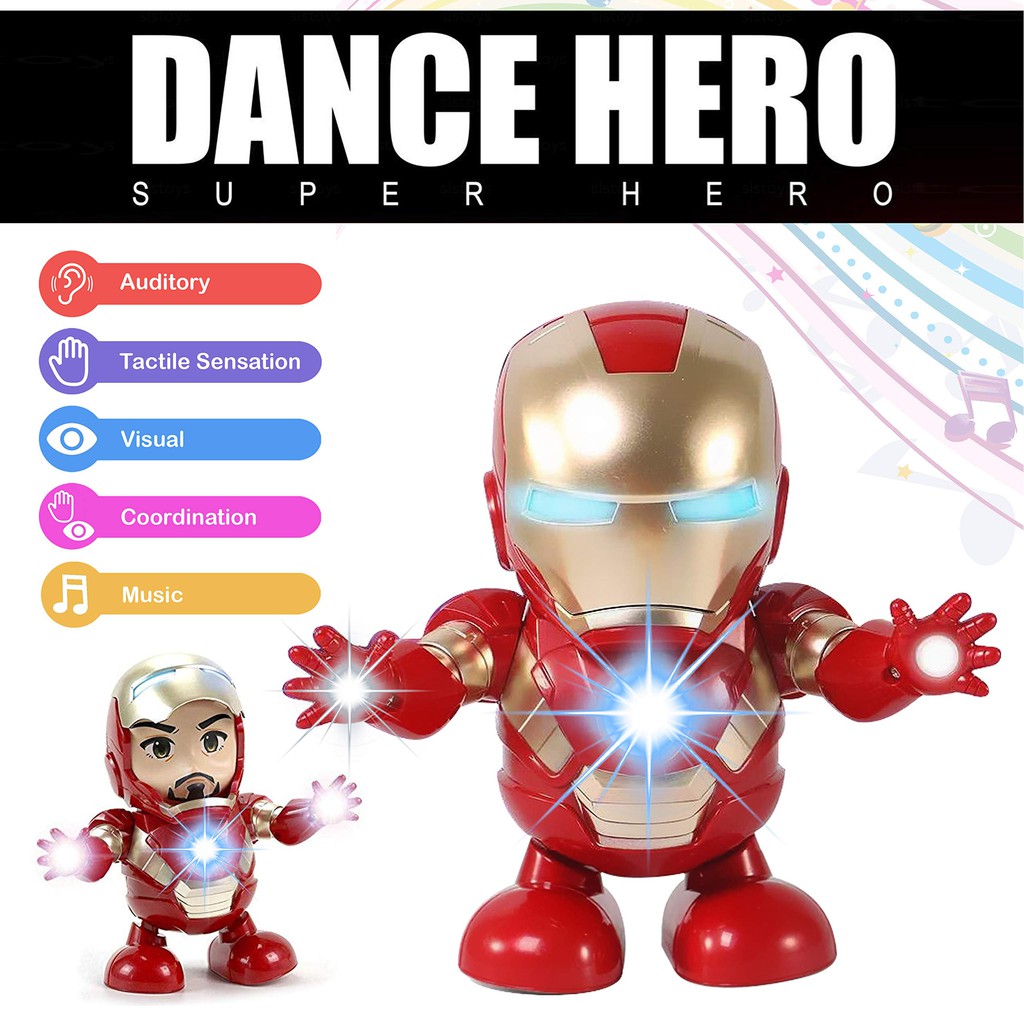 Robot nhảy theo điệu nhạc Dance Hero - Iron Man