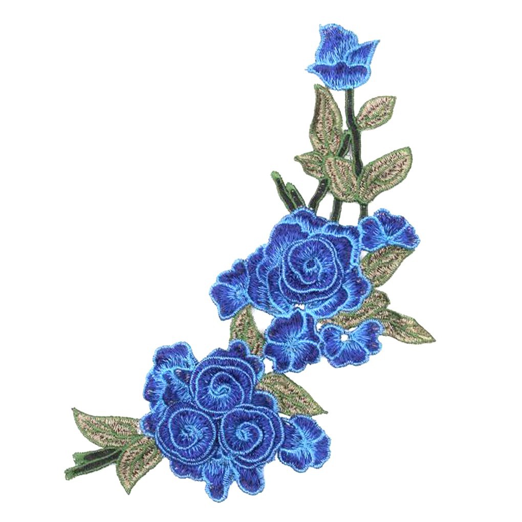 Miếng vá họa tiết thêu hoa 3D trang trí quần áo