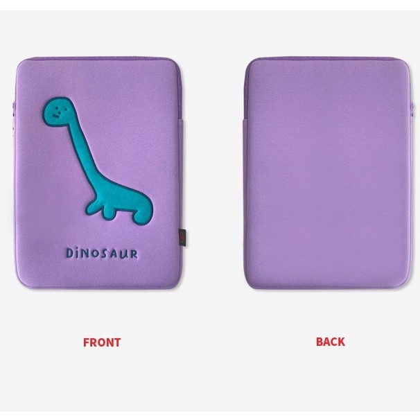 Túi Đựng Laptop Họa Tiết Khủng Long Xinh Xắn Theo Phong Cách Hàn Quốc 15 13.3 13 12 11 10.5 10.2 inch