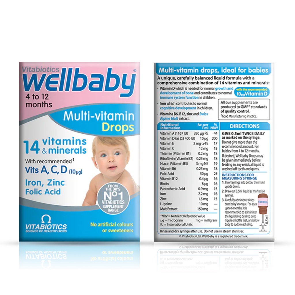 SIRO WELL BABY VITABIOTICS GIÚP BÉ ĂN NGON NGỦ NGON