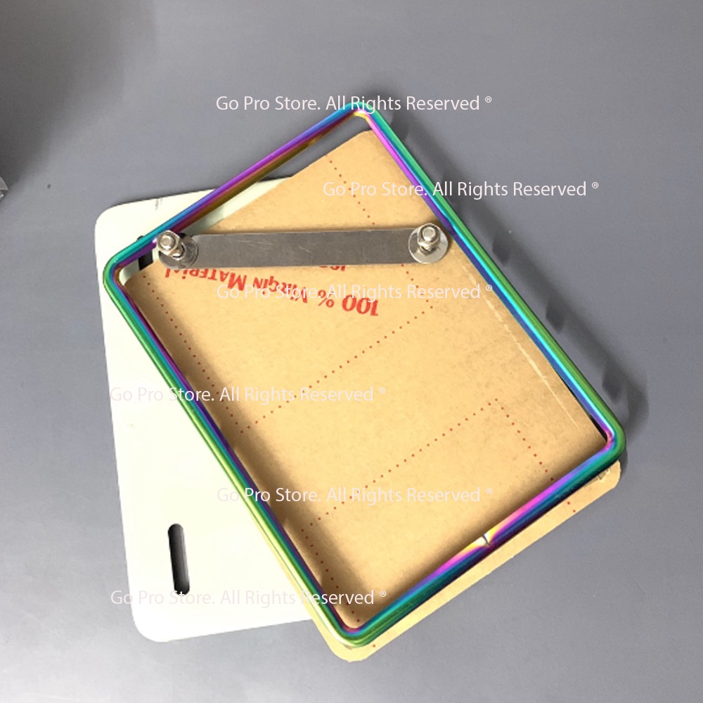 Bộ Khung Biển Số 7 MÀU LOẠI ĐẶC BIỆT Gắng Xe Máy, Xe Đạp Điện