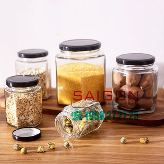 Hũ Thủy Tinh Gia Vị Nắp Thiết | Tùy Chọn Kiểu Dáng và Dung Tích