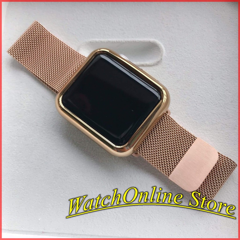 [Seri 1/2/3/4/5/6] Dây thép lưới không gỉ cho Apple Watch / Dây nam châm Apple Watch 38 40 42 44mm