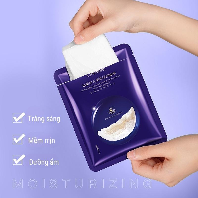 Mặt Nạ Dưỡng Ẩm Ngừa Lão Hóa Phục Hồi Da Hư Tổn Mặt Nạ Làm Trắng Da Giúp Da Trắng Sáng Mịn Màng Mờ Thâm Giảm Mụn