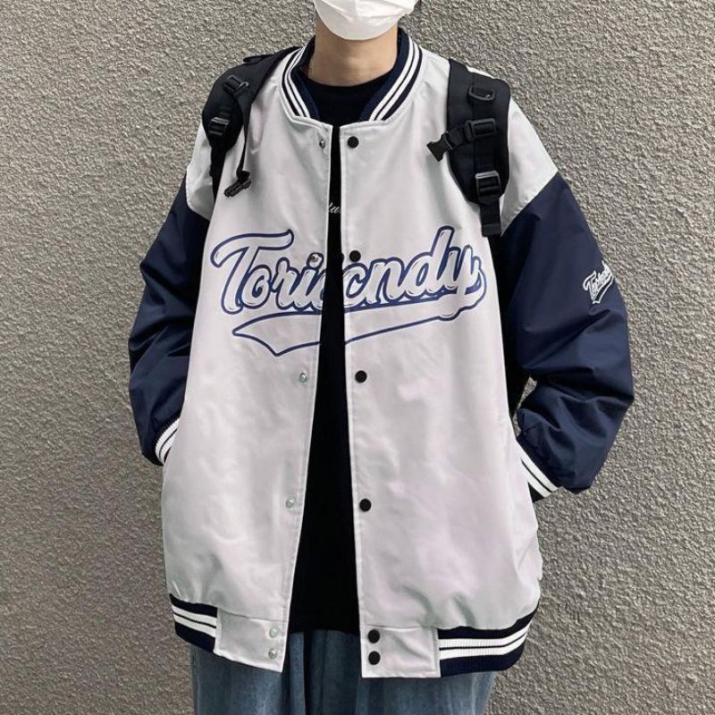 Áo Khoác ,Áo Bomber Gió In Chữ Toricndy Fhom Rộng Unisex Hot 2022